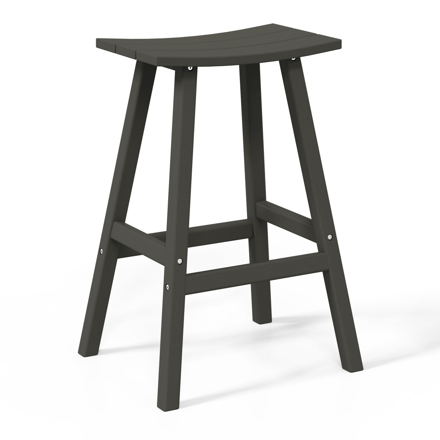 Stockholm All-Weather Outdoor Saddle Bar Stool (29" Height)