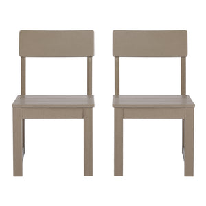 Palmetto Outdoor Dining Side Chair (Set of 2) With Cup Holder
