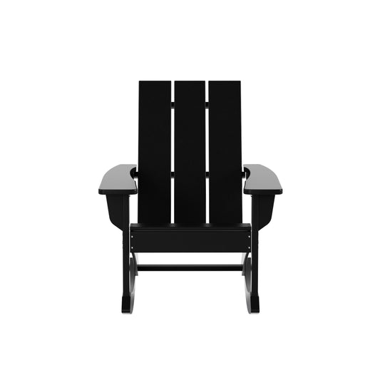 Malibu Modern All-Weather Outdoor Rocking Adirondack Chair