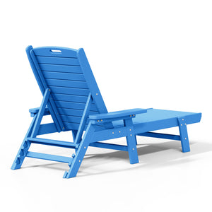 Santa Monica All-Weather Outdoor Reclining Sun Lounger with Arm Rests