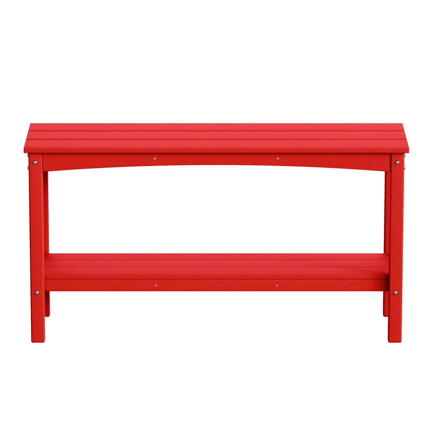 Tuscany All-Weather Outdoor Two Shelf Patio Bar Console Table (55" Wide)