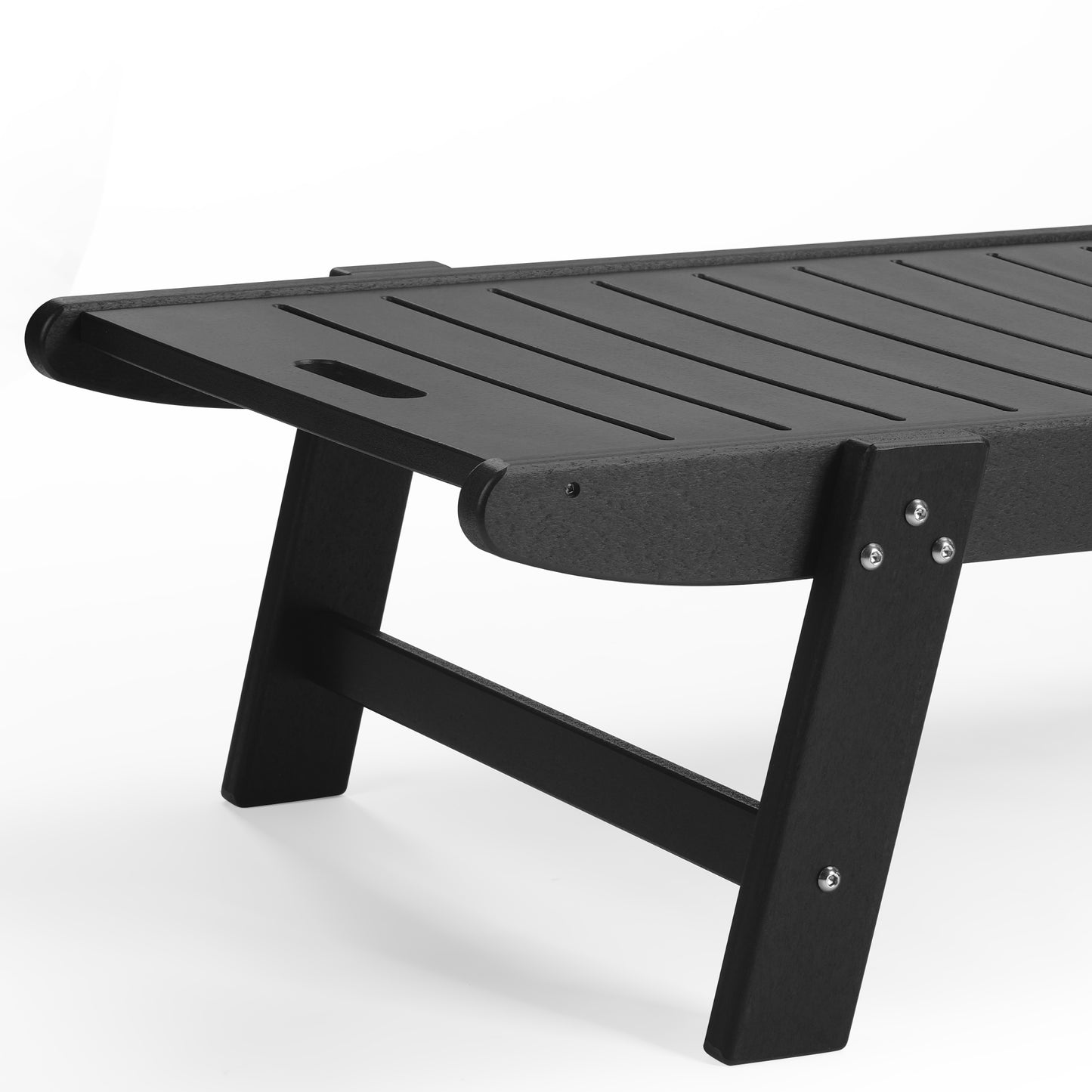 Santa Barbara Reclining Chaise Lounge with Cup Holder and Wheels