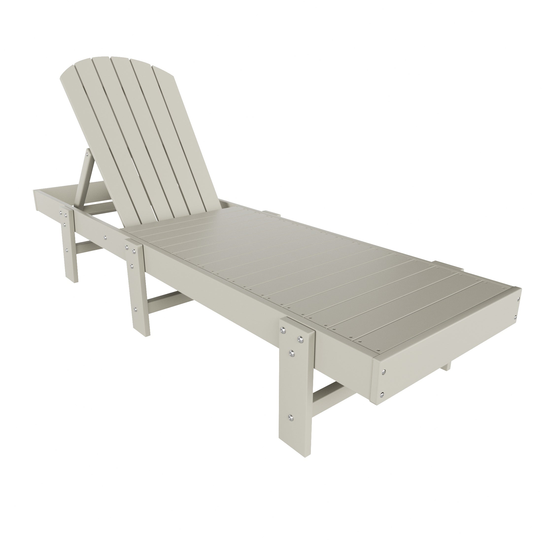 Westport Classic All-Weather Outdoor Adirondack Reclining Sun Lounger