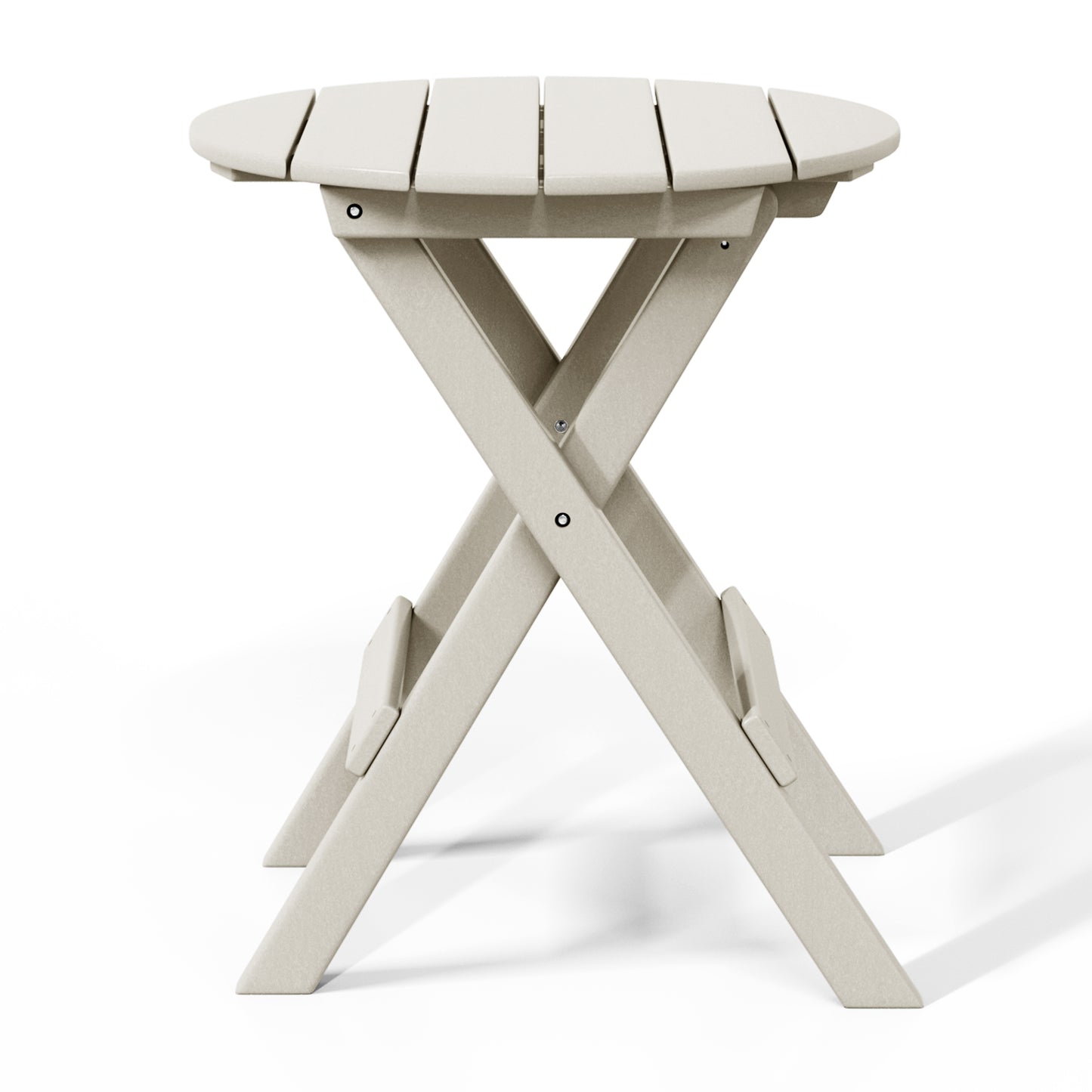 Tuscany All-Weather Outdoor Patio Round Folding Dining Table (24" Top)