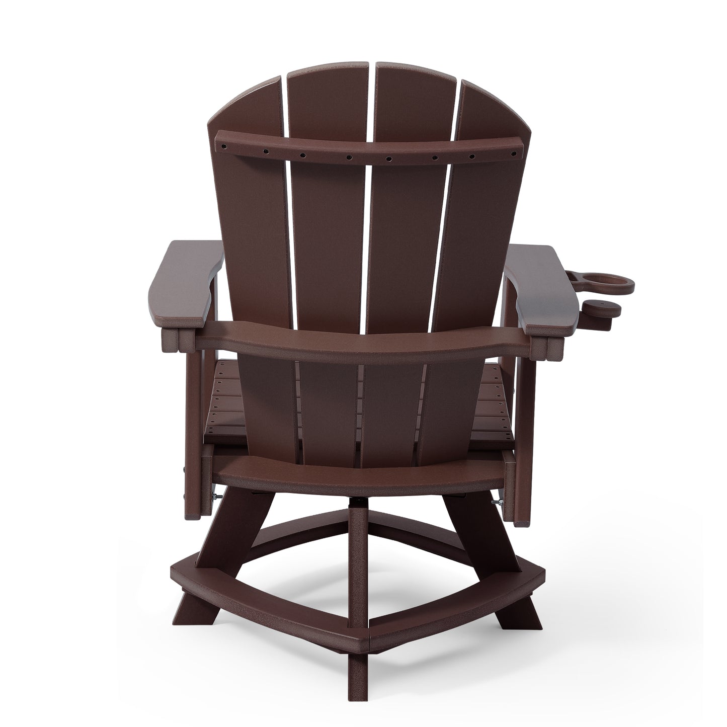 Adirondack Swivel Dining Chair with Cup Holder With Cup Holder