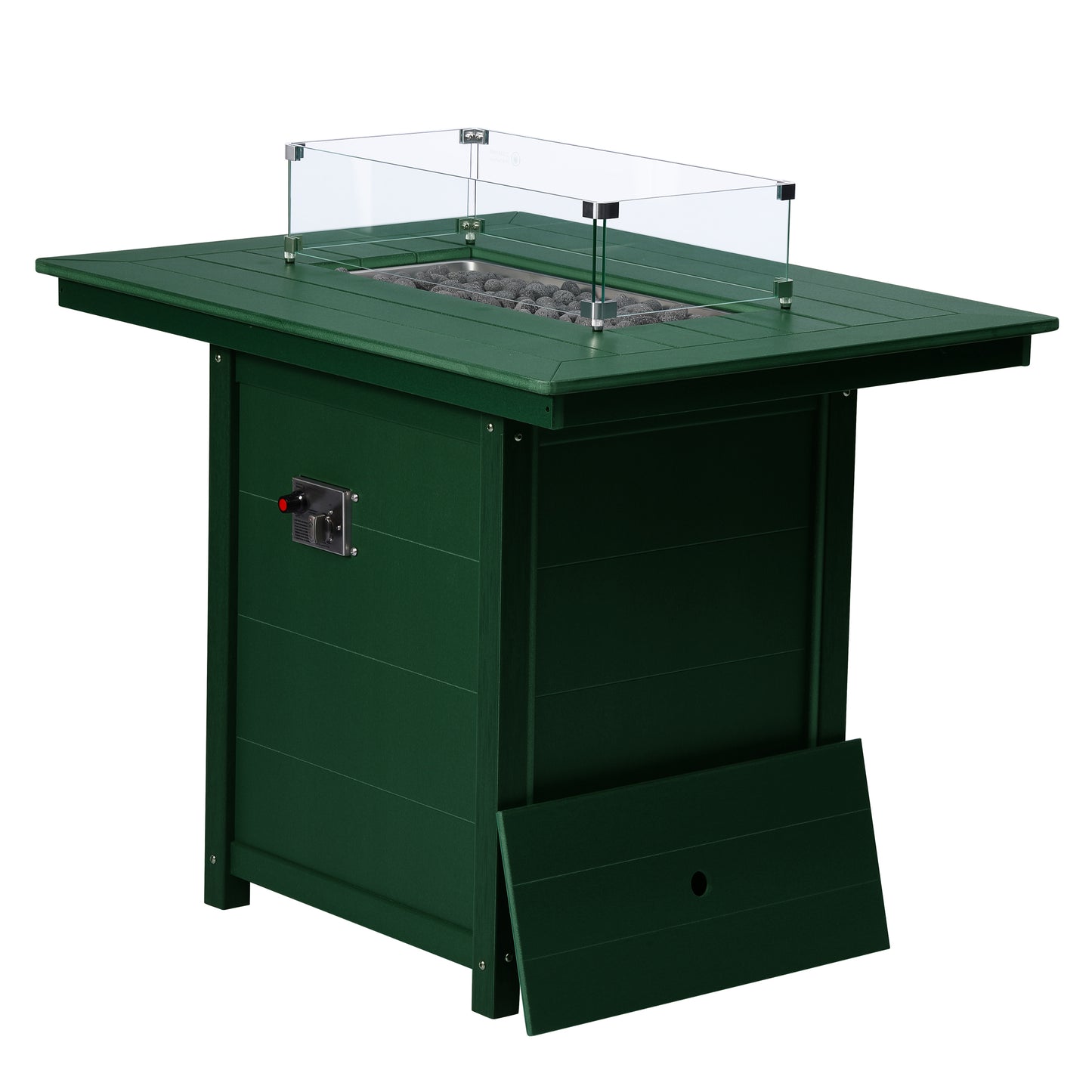 Sedona Rectangular 34" X 46" Counter Fire Pit Table