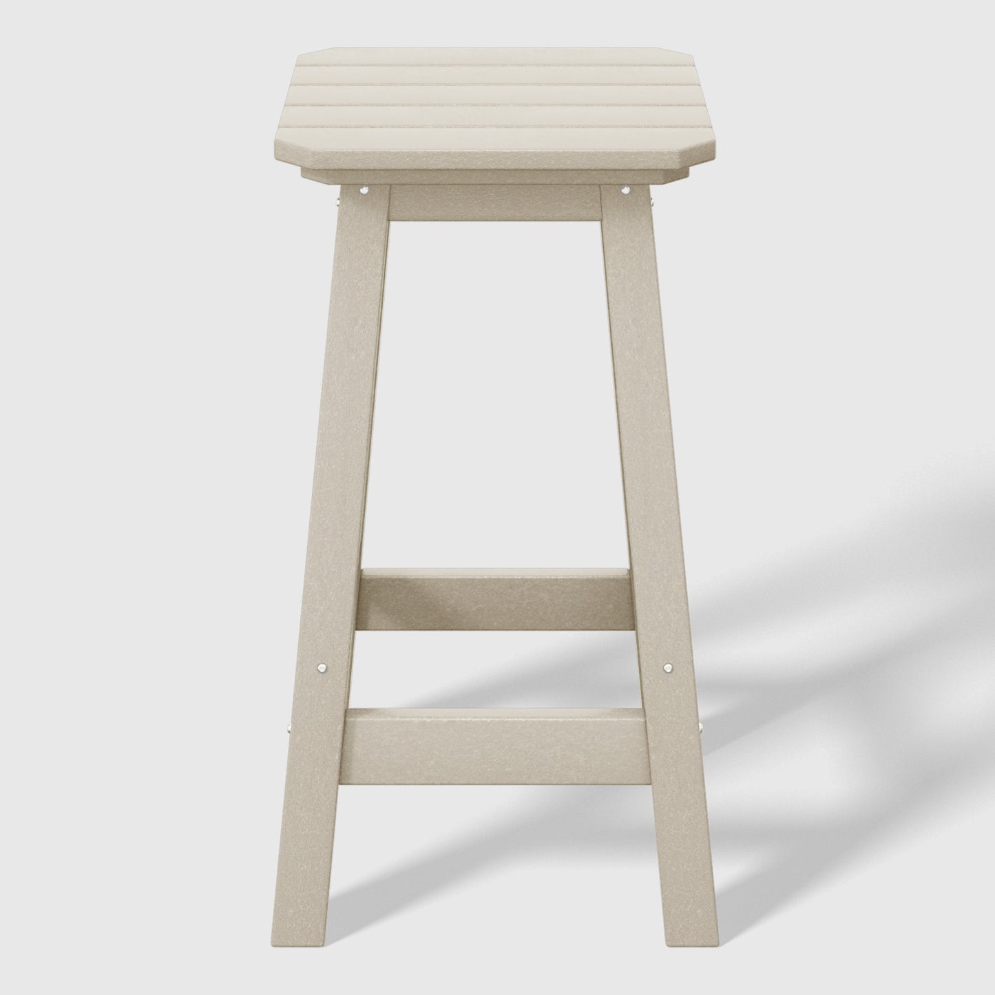 Stockholm  All-Weather Outdoor Square Counter Stool (24" Seat Height)