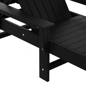Westport Classic All-Weather Outdoor Adirondack Reclining Sun Lounger With Arms Rests
