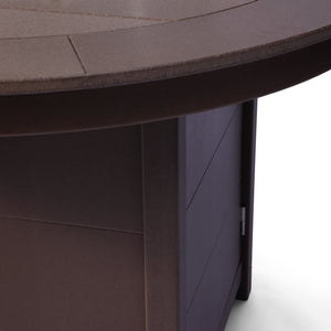 Sedona Round 47" Dining Fire Pit Table