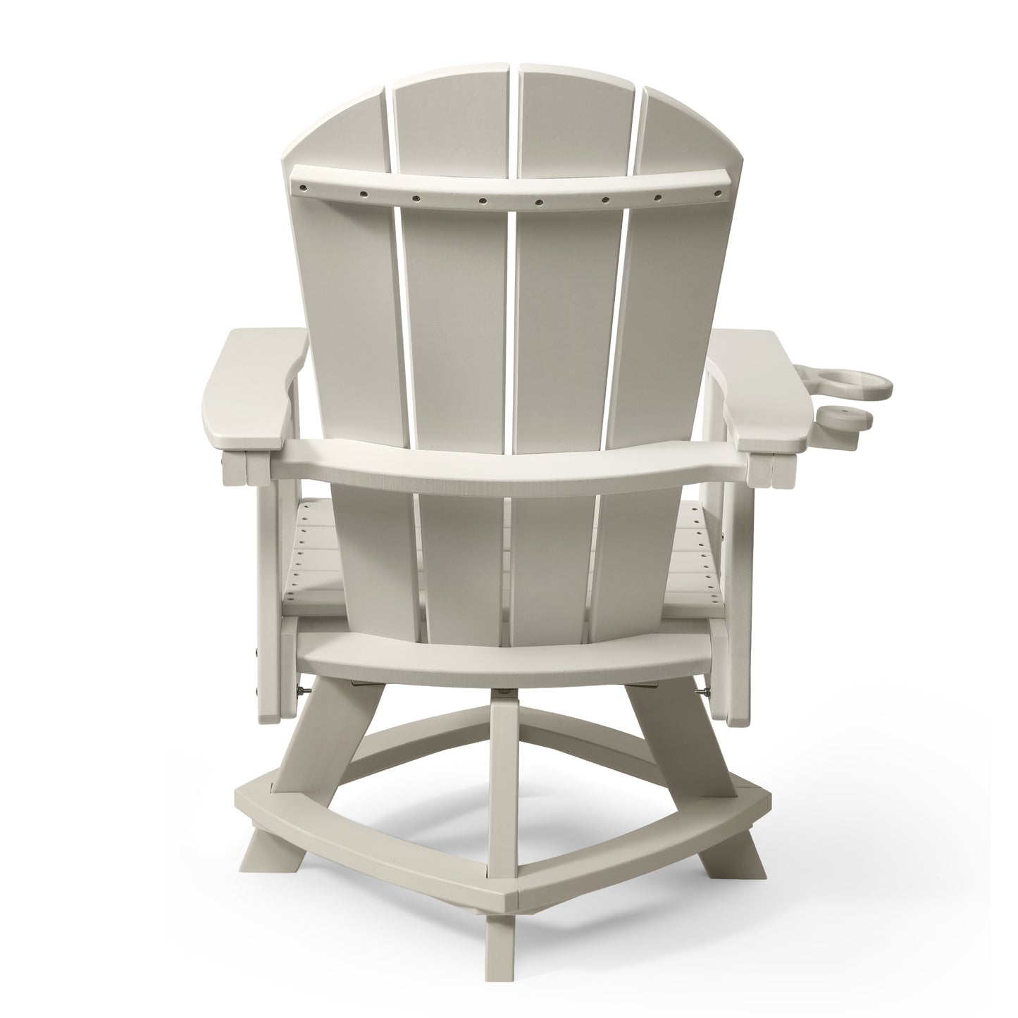 Adirondack Swivel Dining Chair with Cup Holder With Cup Holder