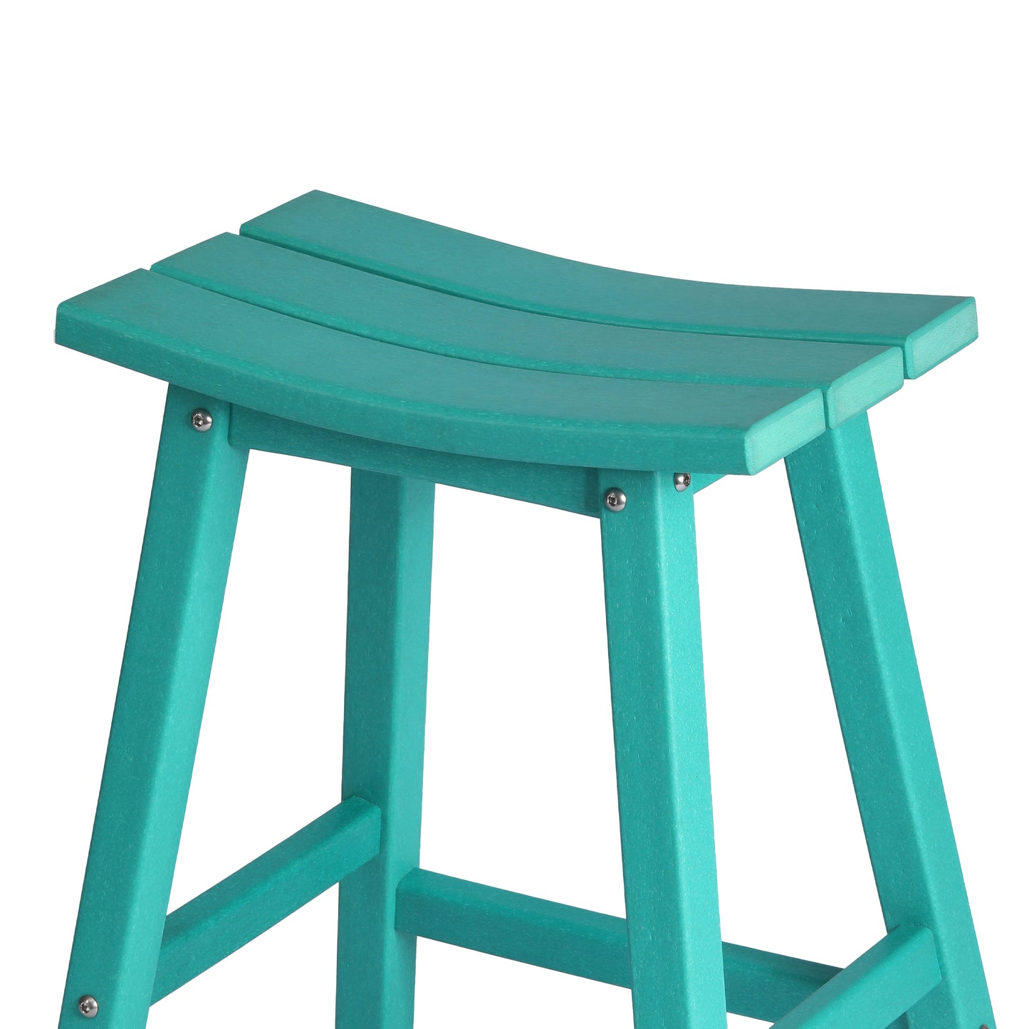 Stockholm All-Weather Outdoor Saddle Counter Stool (24" Height)