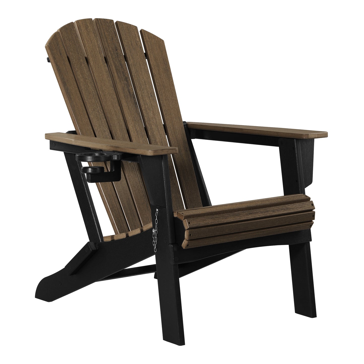 Heritage Ridge Folding Adirondack Chair With Cup Holder