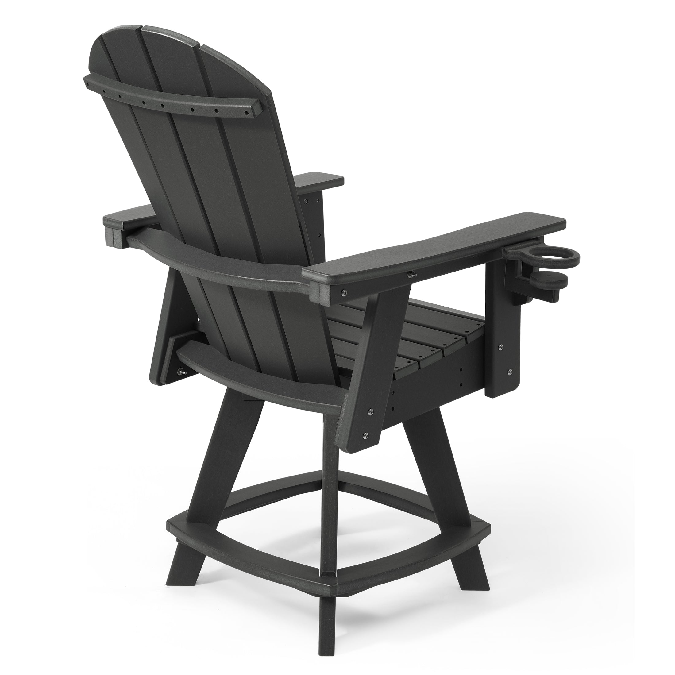 Chatham Adirondack Swivel Counter Chair with Cup Holder
