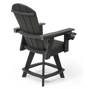 Chatham Adirondack Swivel Counter Chair with Cup Holder