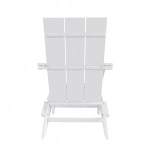 Malibu Modern All-Weather Outdoor Folding Adirondack Chair
