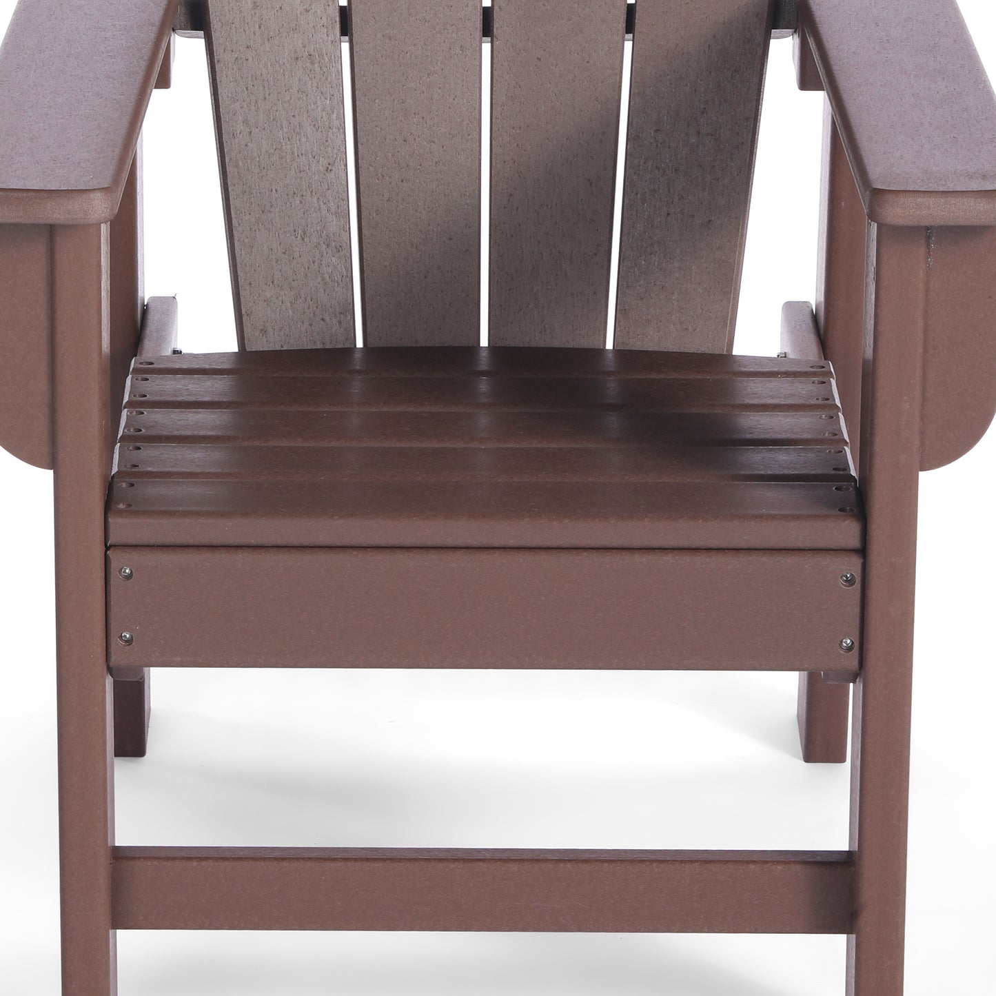 Tiny Terraces Kids' All-Weather Outdoor Poly Adirondack Chair