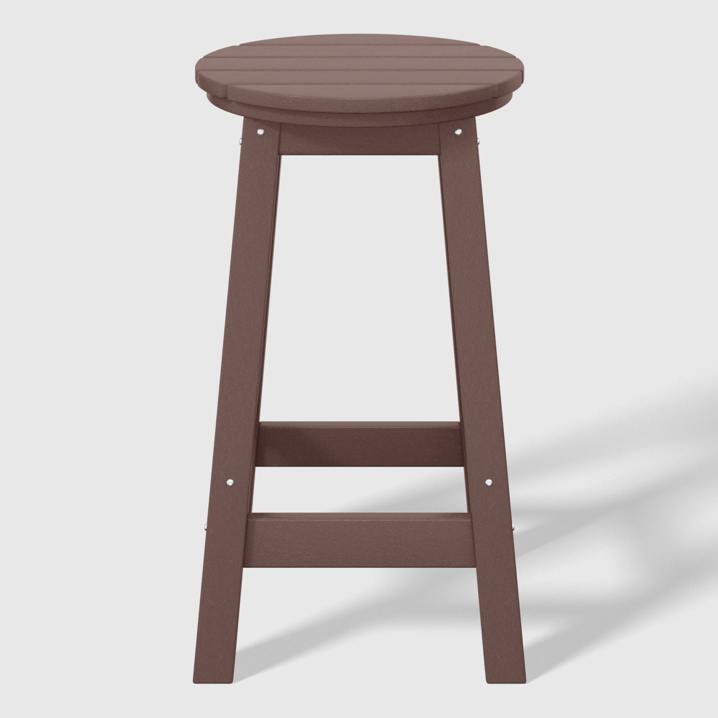 Stockholm All-Weather Outdoor Round Counter Stool (24" Height)