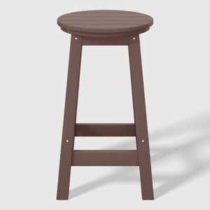 Stockholm All-Weather Outdoor Round Counter Stool (24" Height)