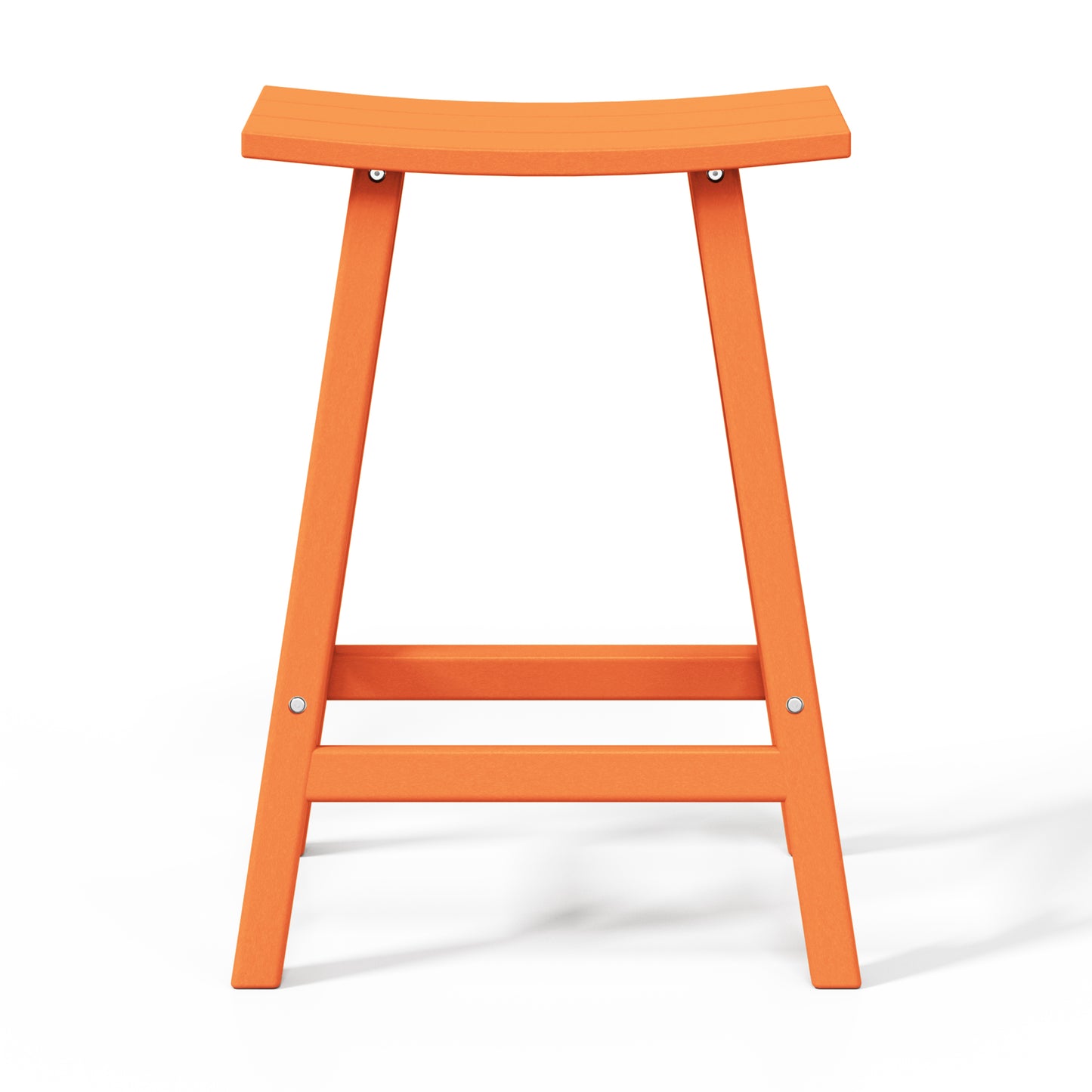 Stockholm All-Weather Outdoor Saddle Counter Stool (24" Height)