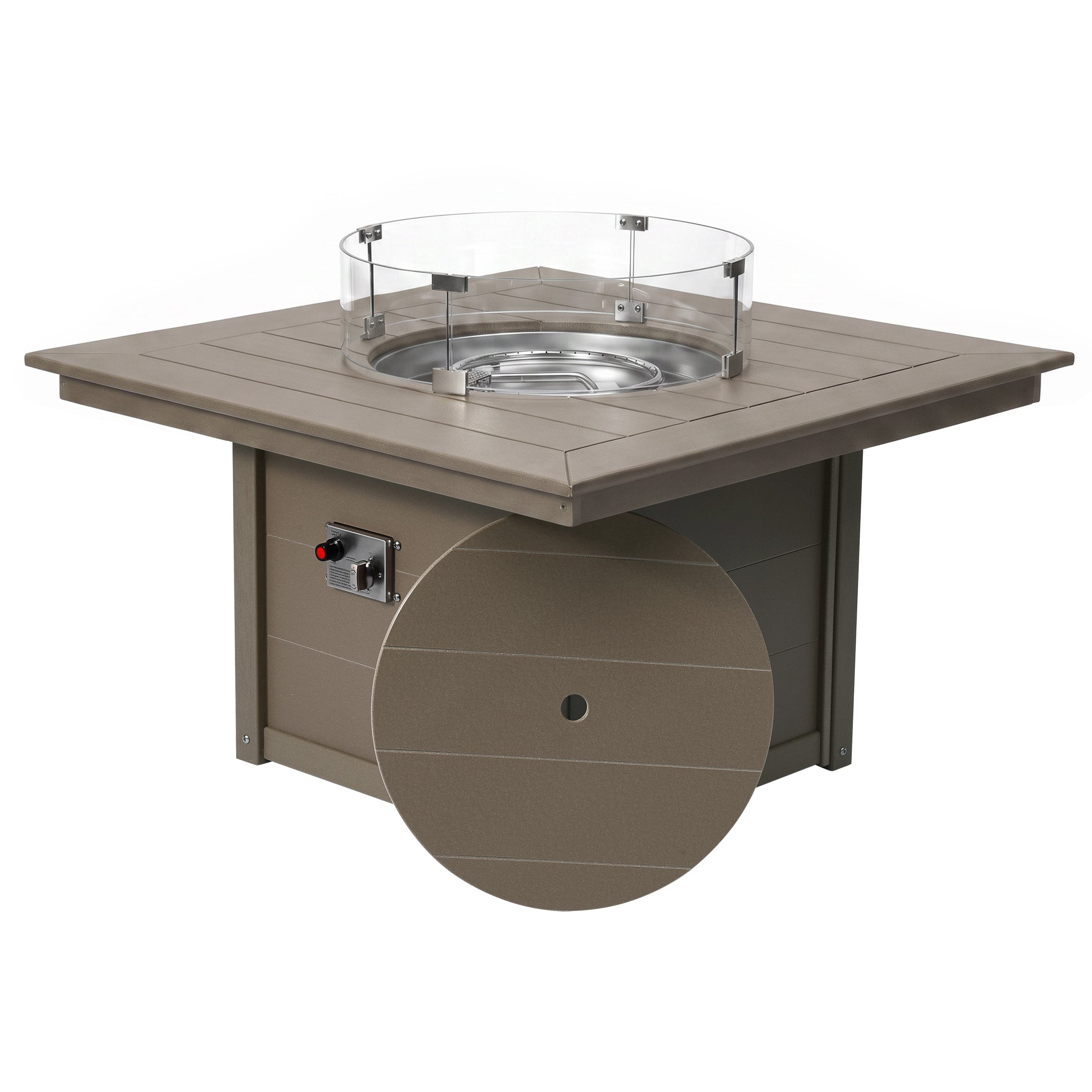 Sedona Square 42" Fire Pit Table