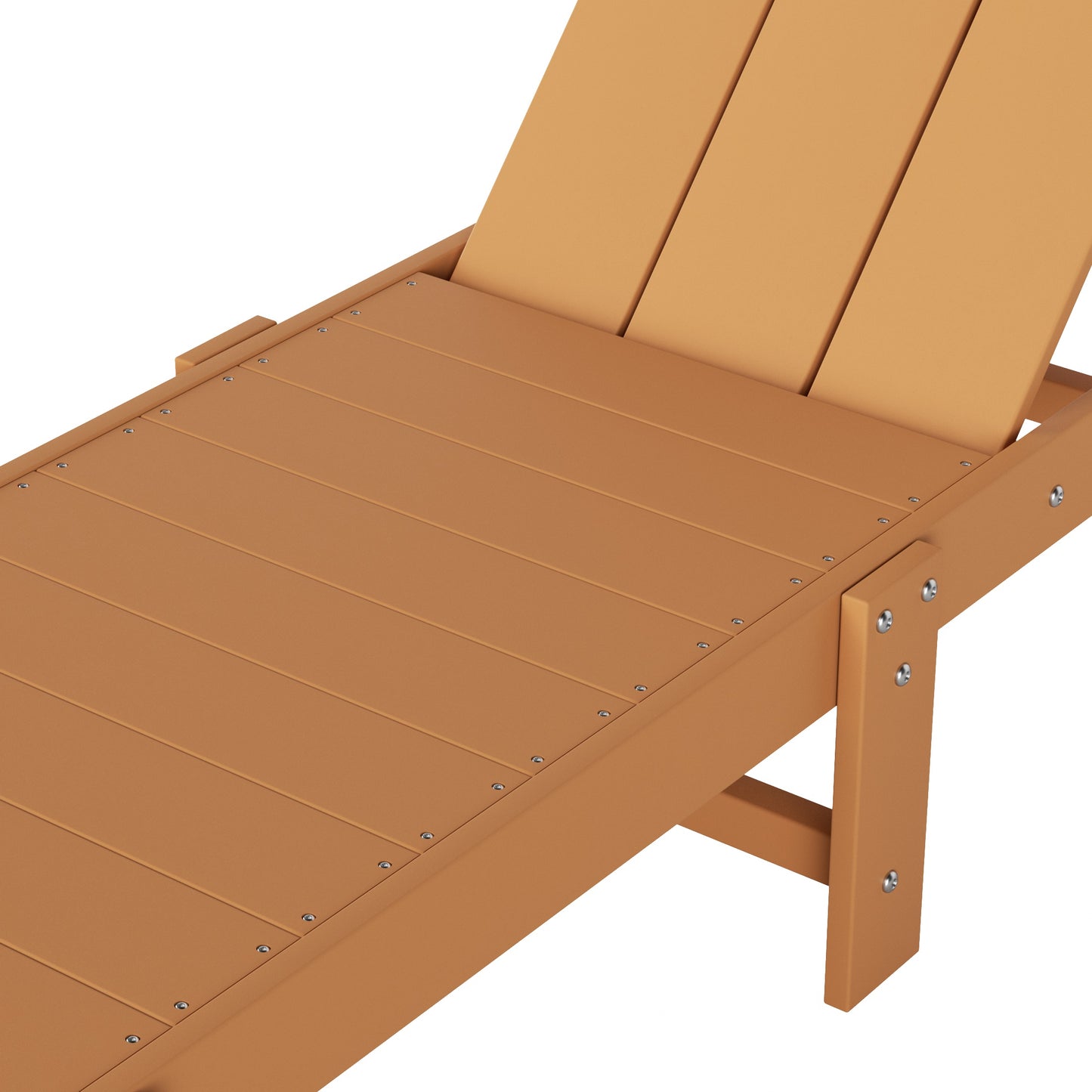Malibu Modern All-Weather Outdoor Reclining Sun Lounger With Wheels