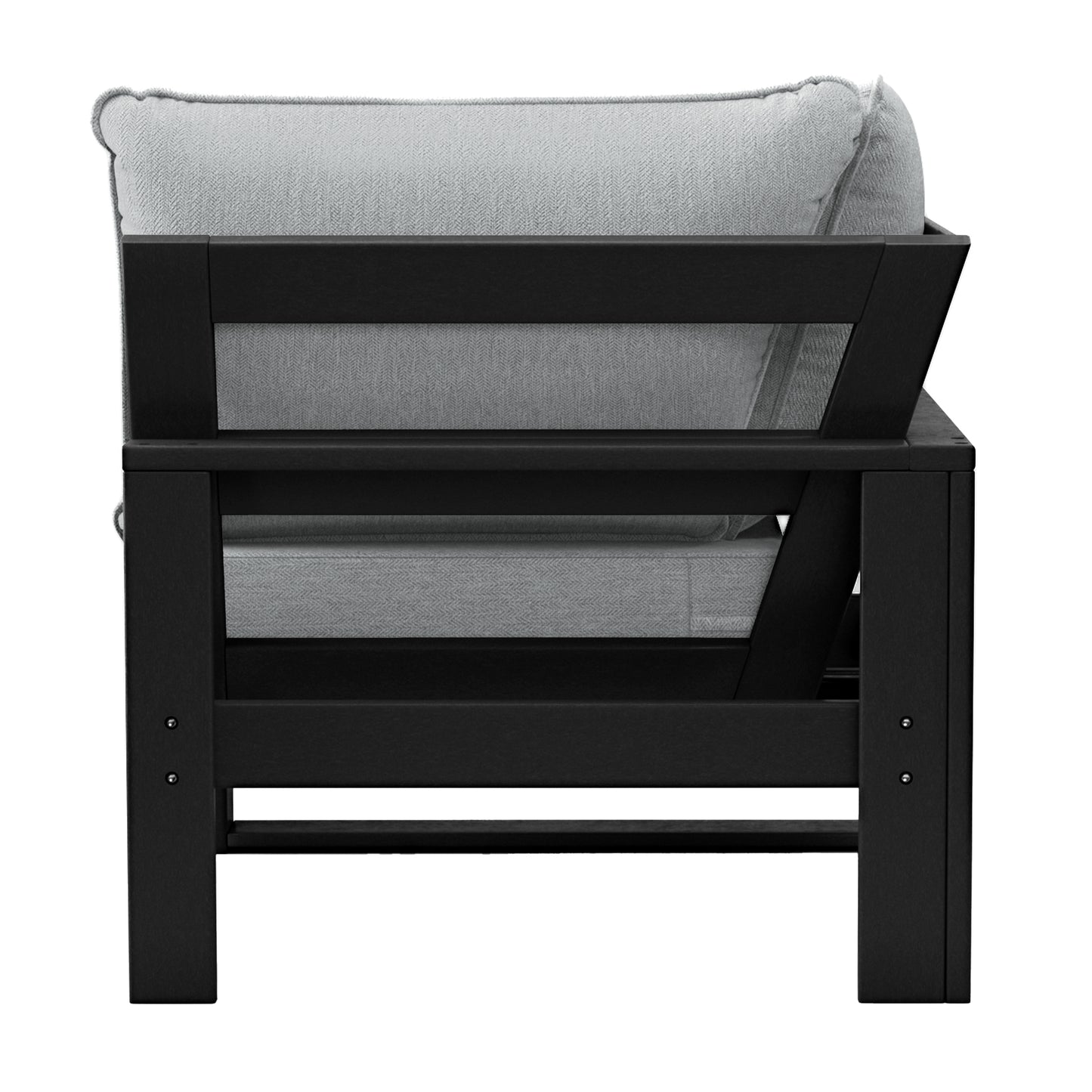 Signature All-Weather Outdoor Modular Patio Deep Seating Corner Chair (Corner Sectional Seat)