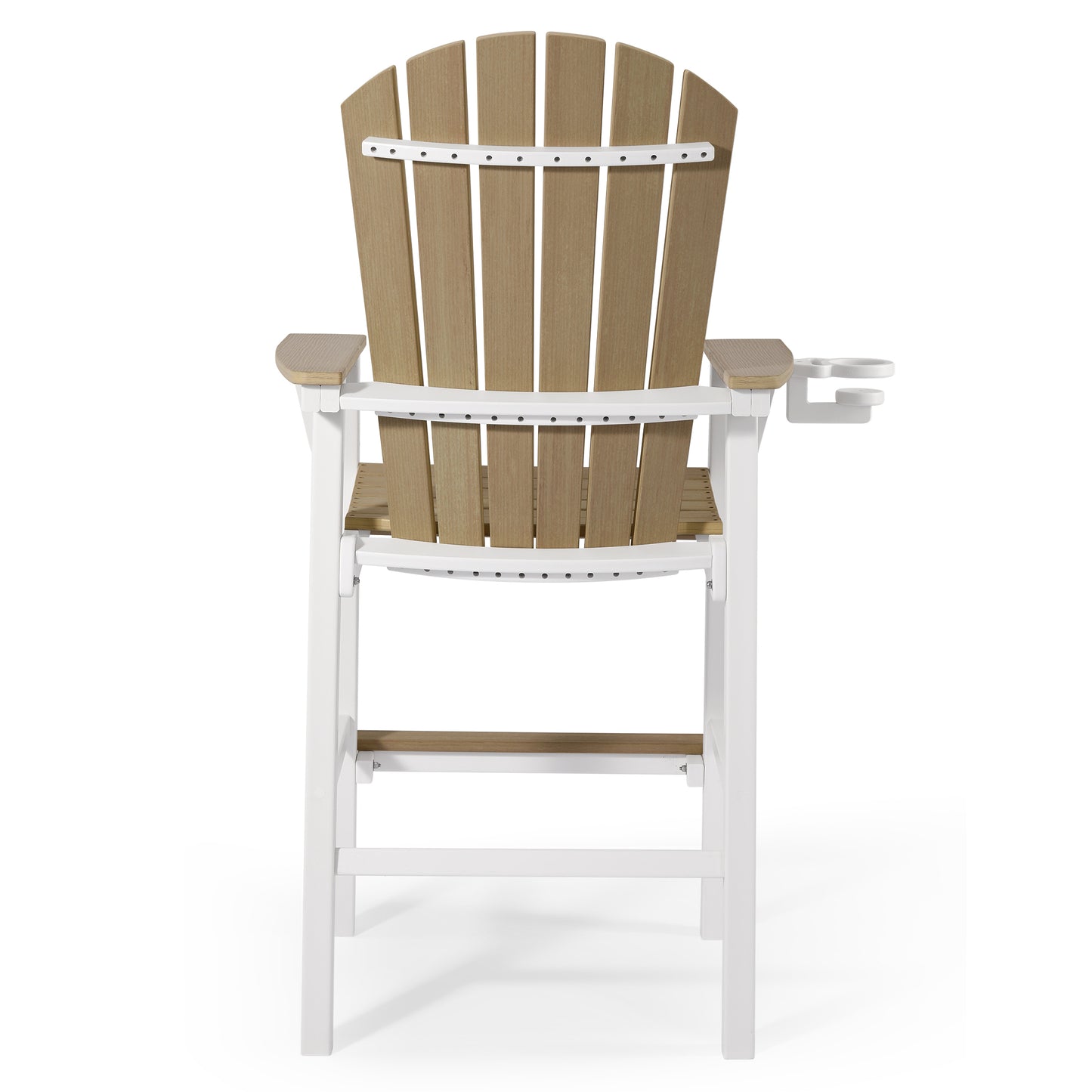 Heritage Ridge Adirondack Bar Chair With Cup Holder