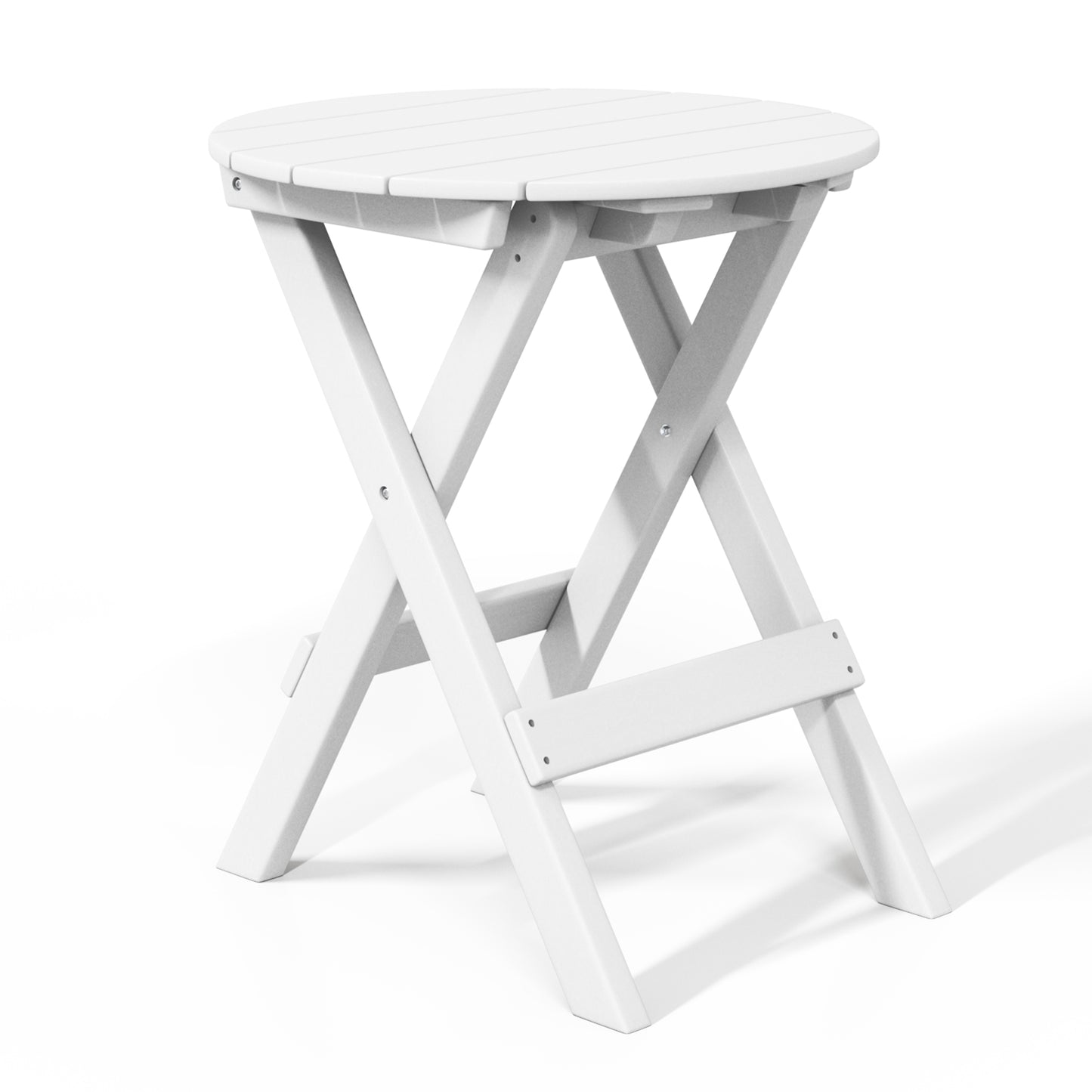 Tuscany All-Weather Outdoor Patio Round Folding Dining Table (24" Top)